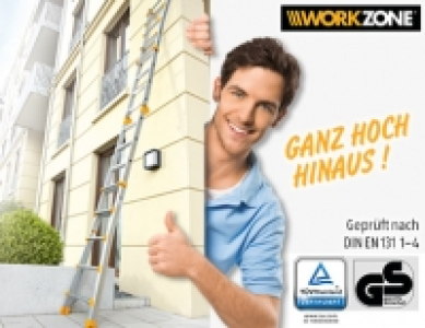 Workzone Aluminium-Teleskopleiter,