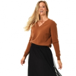 Adagio Cashmere-Pullover Schweden, V-Ausschnitt, uni, für Damen 49.99 €