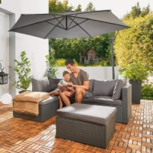 Gardiola Lounge Sitzgruppe - grau - inklusive Kissen 349.00 €