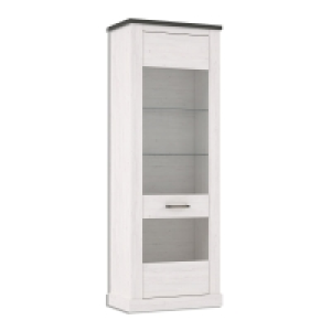 Vitrine - Pinie weiß - Touchwood - 211 cm hoch 199.00 €