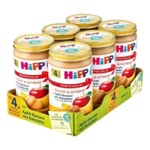 Netto  HiPP Bio Apfel-Banane mit Babykeks 250 g, 6er Pack