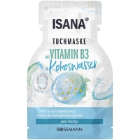 Rossmann Isana Tuchmaske mit Vitamin B3 + Kokoswasser