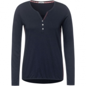Cecil Shirt, Langarm, Tunika-Style, Elastiksaum, für Damen