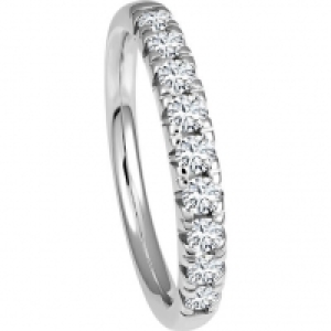 Vandenberg Damen Ring, 585er Weißgold mit 9 Diamanten