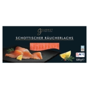 Aldi Süd  GOURMET Schottischer Räucherlachs 320 g