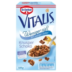 Aldi Süd  Dr. Oetker Vitalis Weniger süß 500 g