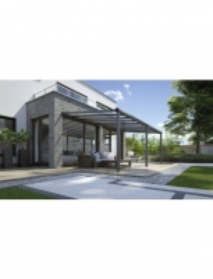 Terrassenüberdachung »Compact Line«, Breite: 544 cm, Dach: Polycarbona