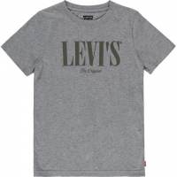 Karstadt  Levis® T-Shirt, Logo-Print, Melange, für Jungen
