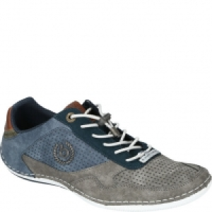Karstadt  Bugatti Sneaker, Perforation, Velours-Optik, für Herren