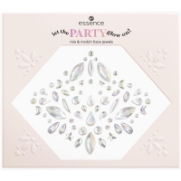Rossmann Essence let the party glow on! mix&match face jewels 01