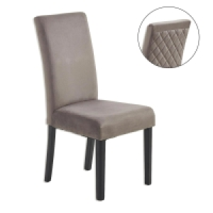 Polsterstuhl - grau - Samtbezug 49.00 €