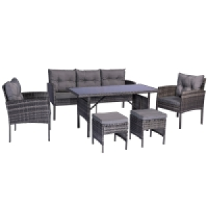 Gardiola 16-teiliges Gartenmöbel-Set - grau - mit Polster 559.00 €
