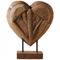 Dänisches Bettenlager  Herz aus Holz JANSSON (30 cm)
