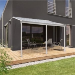 Aldi Süd  Terrassenüberdachung 495x303 cm, weiß