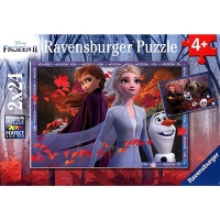 Netto  Ravensburger Kinderpuzzle - Disney Frozen - Frostige Abenteuer, 2x24 T