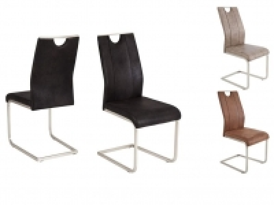 Reality Schwingstuhl »Trieste«, 2 Stück, Gestell im Edelstahl-Look, pr 129.00 €