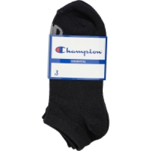 Ideenwelt Champion No Show Socken 3er schw. 35-38