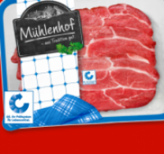 M&Uuml;HLENHOF Frische Schweine-Nackensteaks 2.39&nbsp;&euro;