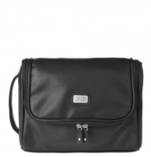 Global Agency Kulturtasche, Kunstleder, Haken zum Aufhängen, Steckfäch