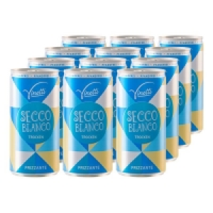 Vinetti Secco Bianco Frizzante 10,0 % vol 200 ml, 12er Pack 8.54 €