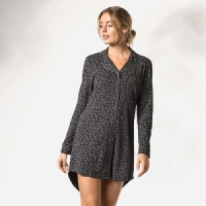 Damen-Schlafhemd mit Leo-Look 9.99 €