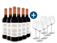 Lidl  6 x 0,75-l-Flasche Weinpaket Torre de Ferro Beira Atlântico, Rotwein m
