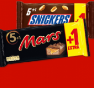 MARS, SNICKERS oder TWIX 1.29 €