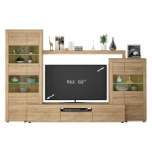 Wohnwand - Sonoma Eiche - 308 cm breit 429.00 €