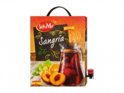 Sangria Bag-in-Box 3 Liter süß, Rotwein 4.49 €