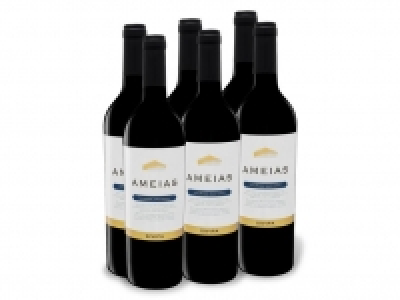 Lidl  6 x 0,75-l-Flasche Weinpaket Ameias Touriga Nacional trocken, Rotwein