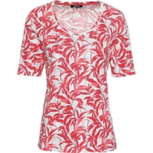 Olsen T-Shirt, U-Ausschnitt, Floral, für Damen