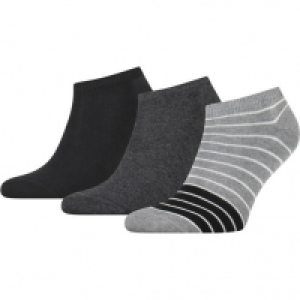 Tommy Hilfiger Sneakersocken, 3er-Pack, gestreift, für Herren