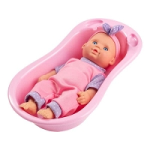Beau-Baby-Puppe mit Badewanne, ca. 20 cm 5.99 €