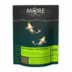 Fressnapf More MORE FOR FISH Koi Frühjahr-/Herbstfutter 2 mm (S/M) 2 kg