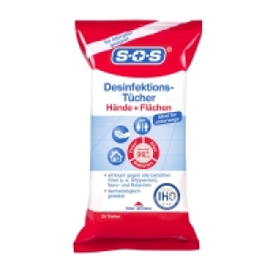 Aldi Süd  S-O-S® DesinfektionstuÌcherÂ²