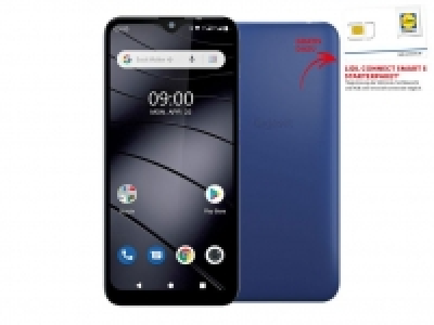 Lidl Gigaset Gigaset Mobiltelefon Smartphone GS110 Azure Blue inkl. Lidl Connect Sm