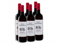 Lidl  6 x 0,75-l-Flasche Weinpaket Château Haut Blaignan Médoc AOP trocken, 