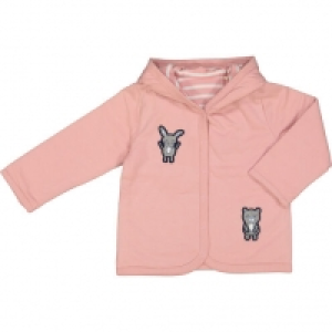 MANGUUN Wendejacke, Kapuze, Druckknöpfe, Streifen, Tier-Patches, für B