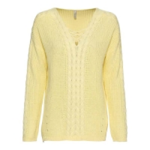 Damen-Strickpullover mit schicker Schnürung 9.99 €