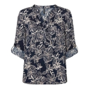 Damen-Bluse mit Krempel-Ärmeln 9.99 €