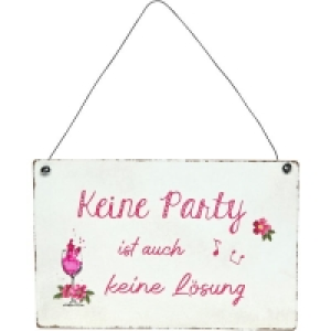 Ideenwelt Deko-Schild Party