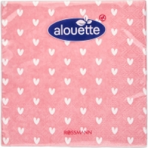 Rossmann Alouette alouette Cocktail-Serviette Herzen