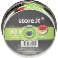 Rossmann Store.it STORE.IT DVD-R Rohlinge 4,7GB 25ER Cake Box