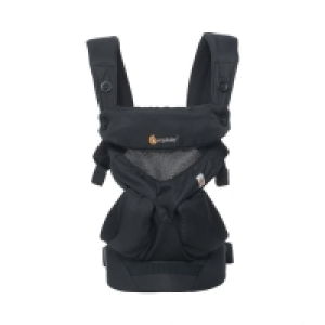Ergobaby Babytrage 360 Zoll- Cool Air Mesh, Onyx Black