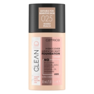 Rossmann Catrice Clean ID High Cover Luminous Matt Foundation 025