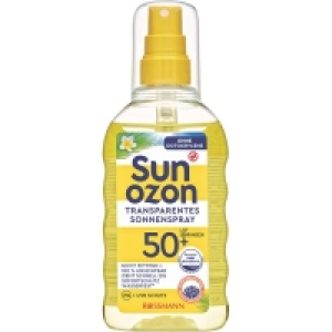 Rossmann Sunozon Transparentes Sonnenspray LSF 50+