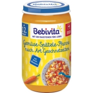 Bebivita Bio Gemüse-Spätzle-Pfanne nach Art Geschnetzeltem