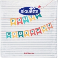 Rossmann Alouette Serviette Happy Birthday