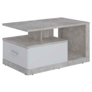 Couchtisch - Beton - alpinweiß - 90 cm breit 99.00 €