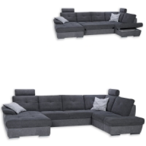 Wohnlandschaft - graphit-charcoal - mit Liegefunktion 1,299.00 €